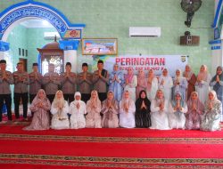 Peringatan Nuzulul Qur’an di Polres Lampung Tengah, Momentum Tingkatkan Iman dan Profesionalisme Personel
