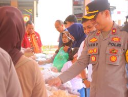 Diserbu Warga, Gerakan Pangan Murah Polres Lampung Tengah Ringankan Beban Masyarakat Jelang Idul Fitri