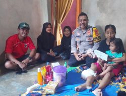 Aipda Leonardo Hadirkan Harapan, Salurkan Donasi untuk Ibu Pejuang Tumor Ganas di Lampung Tengah