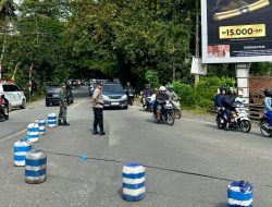 Arus Balik Memuncak, Satlantas Polres Lampung Tengah All Out Jaga Kelancaran Lalu Lintas