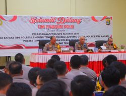 Tim Wasops Itwasum Polri Tinjau Pelaksanaan Ops Ketupat Krakatau 2026 di Polres Lampung Tengah