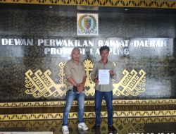 Abdullah Ketua DPC JMI Lampung Tengah Dampingi Beberapa Masyarakat Pemerhati Pertanian Sambangi Kantor DPRD Provinsi Lampung