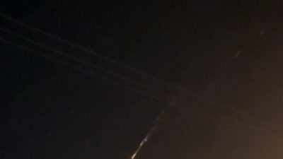 GEGER! Warga Abung Timur Lampung Utara Resah, Cahaya Misterius di Langit Disebut Mirip Rudal Balistik