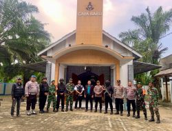 Sinergi TNI-Polri dan Unsur Terkait, Perayaan Paskah di Lampung Tengah Aman dan Kondusif