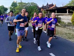 Kapolda Lampung Pimpin Ratusan Personel dan Bhayangkari Polda Lampung Ikuti Kemala Run 2026