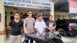 Aksi Pinjam Motor Berujung Pencurian HP, Korban Apresiasi Kinerja Cepat Polsek Bumi Ratu Nuban