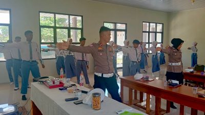 Lewat Pelatihan PKS, Satlantas Polres Lampung Tengah Dorong Pelajar Jadi Pelopor Keselamatan