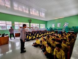 Binluh di SMPN 6 Terbanggi Besar, Polisi Ingatkan Pelajar Bijak Bermedsos, Jauhi Narkoba dan Pergaulan Bebas