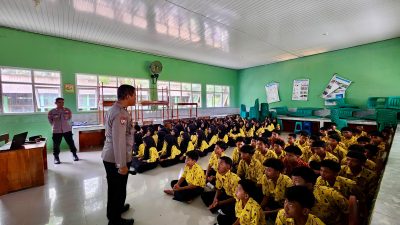 Binluh di SMPN 6 Terbanggi Besar, Polisi Ingatkan Pelajar Bijak Bermedsos, Jauhi Narkoba dan Pergaulan Bebas
