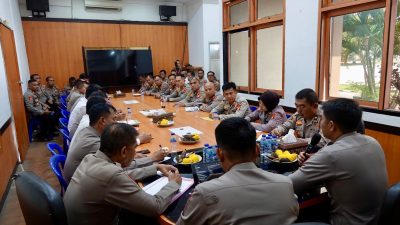 Kapolres Lampung Tengah Pimpin Anev, Tekankan Soliditas, Kesiapsiagaan dan Respons Cepat Jajaran