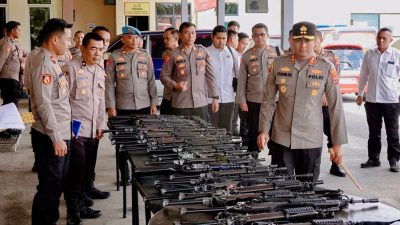 Kapolres Lampung Tengah Cek Alsus–Almatsus, Pastikan Kesiapan May Day 2026