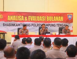 Polres Lampung Tengah Gelar Anev Bhabinkamtibmas, Tekankan Kehadiran Polisi di Tengah Masyarakat