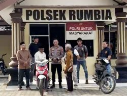 Respons Cepat Polsek Rumbia, Motor Hasil Curat Berhasil Dikembalikan Kepada Pemilik