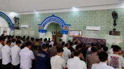 Polres Lampung Tengah Gelar Salat Gaib untuk Bripka Arya Supena yang Gugur Saat Gagalkan Aksi Curanmor