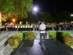 Pastikan Malam Takbir Idul Adha Aman dan Kondusif, Polres Lampung Tengah Gelar Patroli Gabungan 