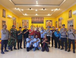 Polisi di Lampung Tengah Pastikan Perayaan Waisak Berjalan Aman dan Khidmat
