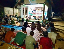 Manjaw di Kampung Hingga Tengah Malam, Cara Kapolsek Seputih Banyak Jaga Kamtibmas Tetap Aman dan Kondusif