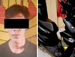 Dalih Jenguk Orang Tua, Pemuda di Lampung Tengah Bawa Kabur Sepeda Motor dan Akhirnya Ditangkap Polisi