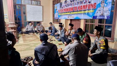 PMK Jadi Wadah Serap Aspirasi Warga, Kapolsek Seputih Banyak Sambangi Kampung Sumber Fajar