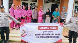 Polsek Kalirejo Anjangsana ke Purnawirawan Polri, Wujud Penghormatan di Hari Bhayangkara ke-80
