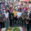 Tumpah Ruah! Ribuan Warga Padati Polsek Seputih Banyak di Jalan Sehat Hari Bhayangkara ke-80 