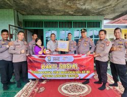 Sambut Hari Bhayangkara ke-80, Polres Lampung Tengah Anjangsana dan Salurkan Bantuan untuk Purnawirawan serta Warakawuri