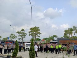 Kapolres Lampung Tengah Pimpin Langsung Pengamanan Transit Presiden RI ke-7 Joko Widodo di Rest Area KM 116A