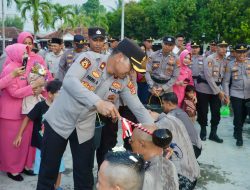 74 Personel Polres Lampung Tengah Naik Pangkat, Kapolres : Jadikan Amanah untuk Meningkatkan Pengabdian