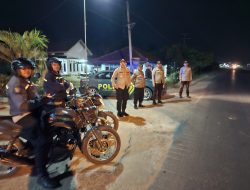Polres Lampung Tengah Bersama Polsek Jajaran Gencarkan Patroli KRYD, Jaga Kamtibmas Tetap Kondusif