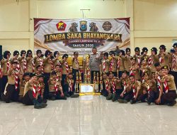 Saka Bhayangkara Polres Lampung Tengah Raih Juara Umum di Lomba Saka Bhayangkara Daerah Lampung ke V Tahun 2026