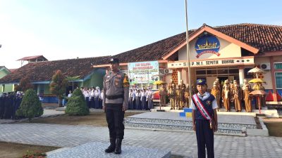 Polres Lampung Tengah Perkuat Pembinaan Pelajar, Bhabinkamtibmas Aktif Masuk Sekolah