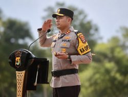Polres Lampung Tengah Gelar Apel Kesiapsiagaan Karhutla