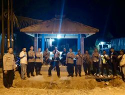 Perkuat Sabuk Kamtibmas, Kapolsek Punggur Sambangi Warga dan Cek Pos Ronda