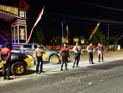 Jaga Kamtibmas Aman Kondusif, Polres Lampung Tengah Perkuat Patroli Malam
