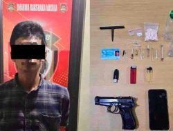 Dini Hari, Tekab 308 Polsek Terbanggi Besar Ringkus Dua Pelaku Narkoba, Senpira Turut Diamankan