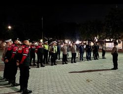 Cegah Kejahatan Jalanan dan Balap Liar, Polres Lampung Tengah Gelar Apel Siaga Dilanjutkan Patroli KRYD