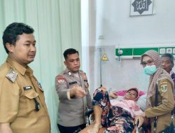 Tak Tinggal Diam, Bhabinkamtibmas Polsek Terbanggi Besar Gerak Cepat Bantu Warga Pengidap Kanker