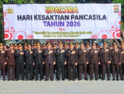Peringatan Hari Kesaktian Pancasila, Polres Lampung Tengah Perkuat Semangat Pengabdian