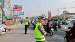 Pastikan Keselamatan Warga Sejak Matahari Terbit, Satlantas Polres Lampung Tengah Siaga di Jalanan